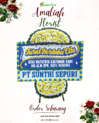 Papan Bunga Duka di Selapajang Jaya